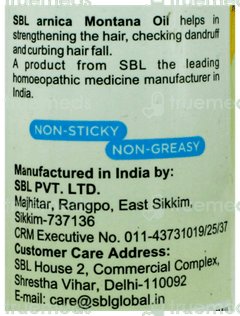 Sbl Arnica Montana With Tjc Hair Oil 200Ml